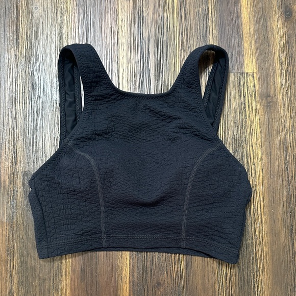 Gigi C Sports Bra Devon Top textured faux snake size XS - Picture 3 of 8